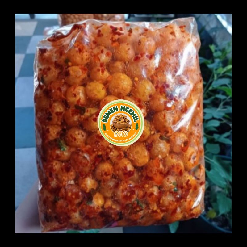

[ FREE BOCI ] 1 Kilogram Cimol Kering Crispy Pedas Daun Jeruk Demen Ngemil