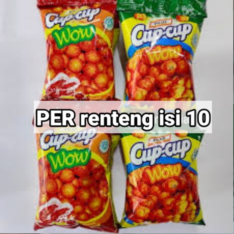 

Snack cup cup renteng isi 10