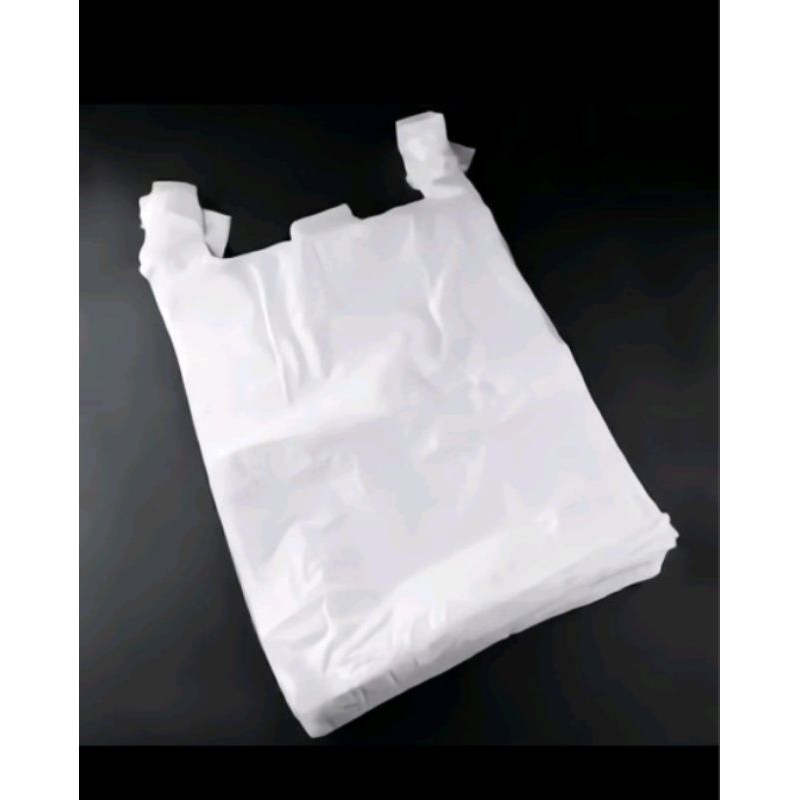 Kantong Kresek Plastik Putih Susu Tebal / Hd Putih Susu Tebal