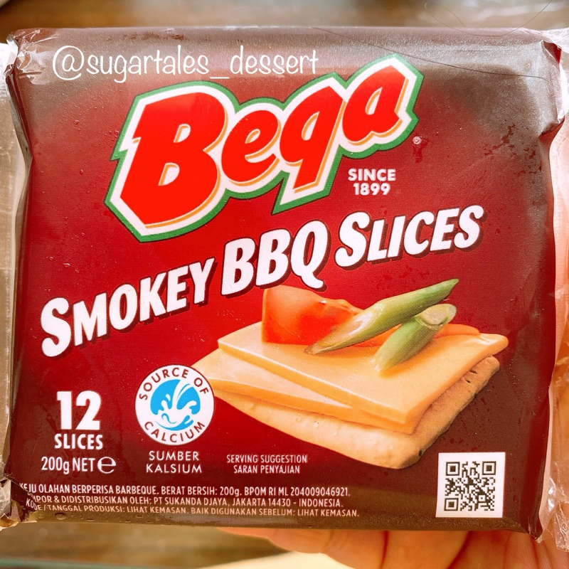 

Keju Bega Smokey BBQ Slices 12 lembar 200gram