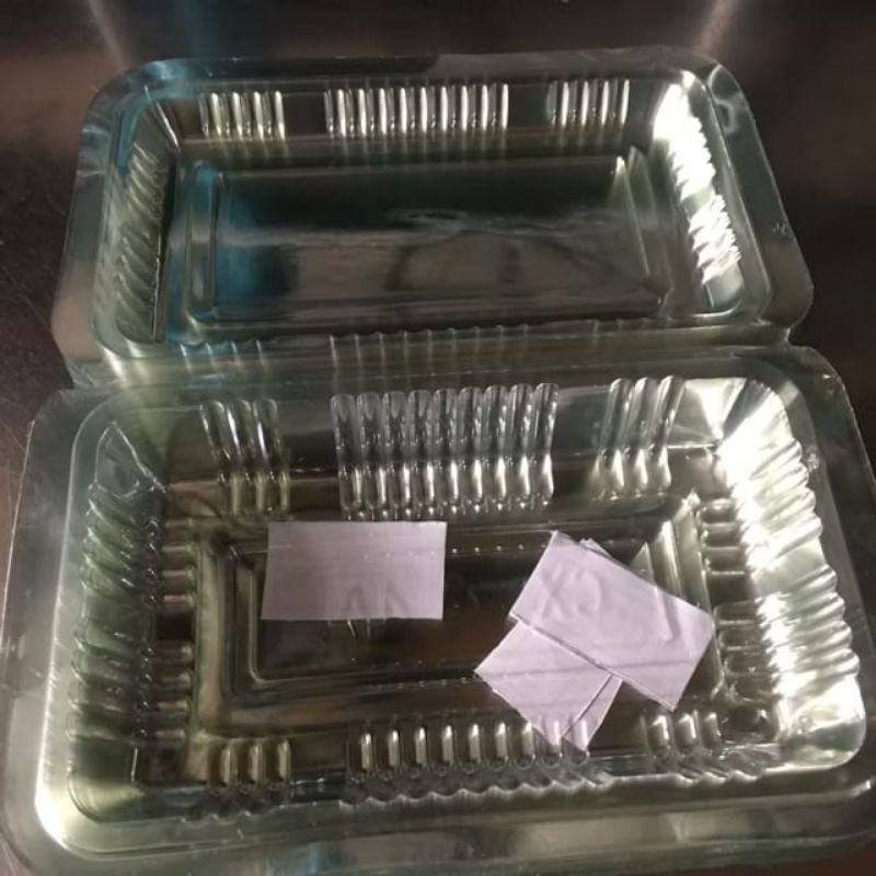 Kotak Box Mika Makanan 4A wadah kotak nasi kuning kue snack jajanan pasar