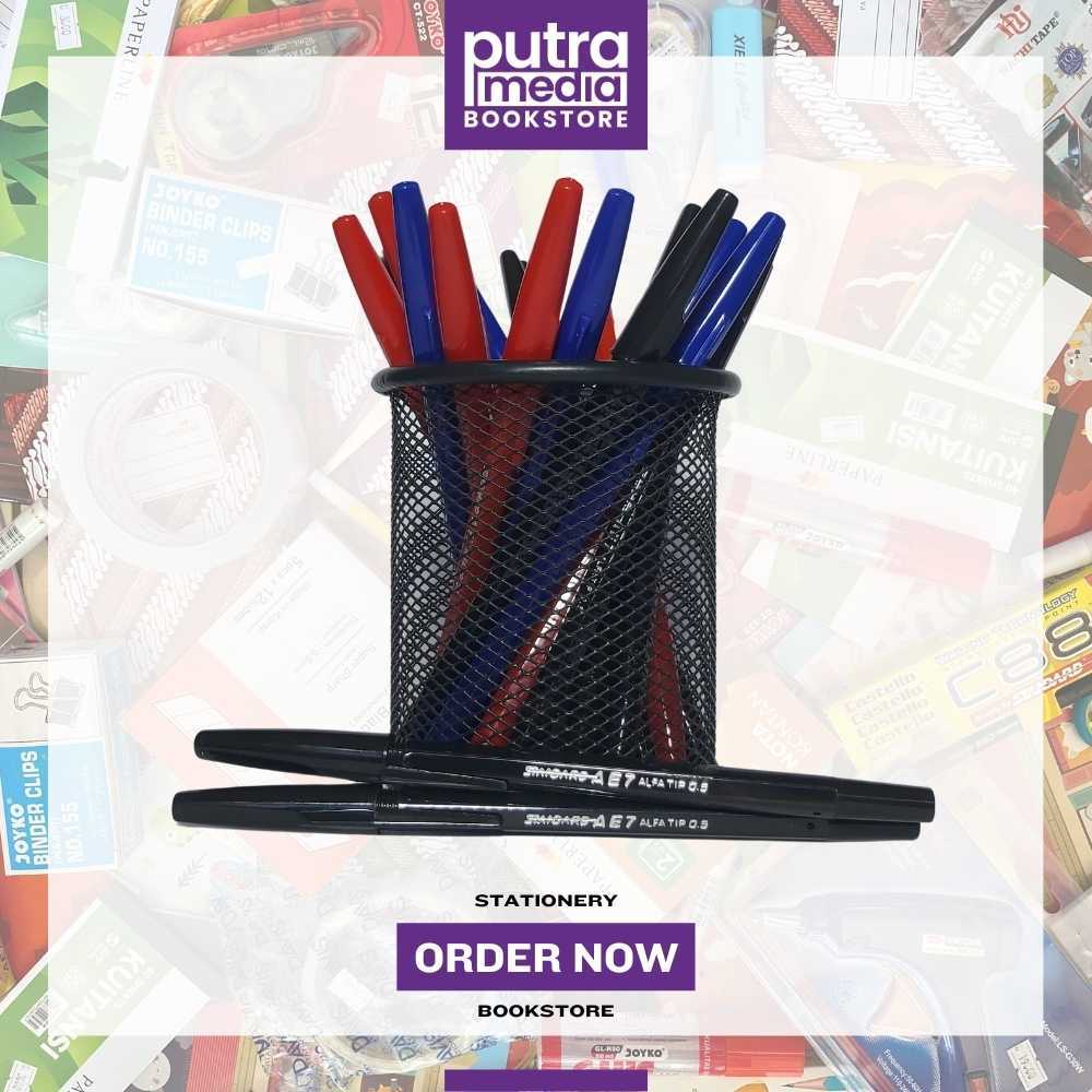 

Pulpen Standard Warna Merah, Biru dan Hitam /Pcs