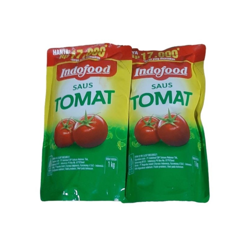 

INDOFOOD SAUS SAMBAL TOMAT 1KG KEMASAN POUCH ISI ULAMG