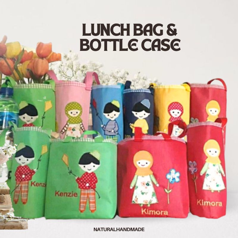 

Lunch bag kotak/ souvenir ultah anak/tas ulang tahun/tas custom/tas bordir/souvenir kenaikan kelas/ultah/khitanan