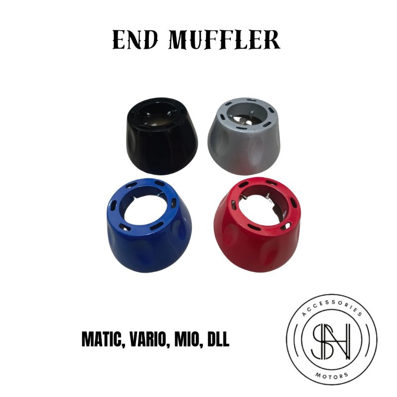 END MUFFLER METIC, VARIO, MIO, DLL