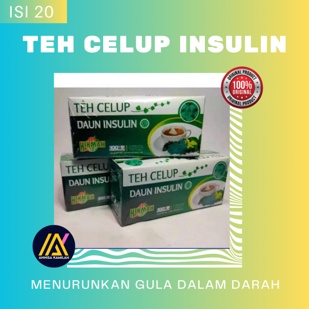 

Teh celup diabet daun insulin / Teh Celup Daun Insulin Teh Kesehatan Herbal Diabetes / TEH DIABET / TEH HERBAL