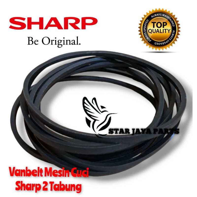 Vanbelt V belt Mesin Cuci Sharp 2 Tabung ES-T1090 BK