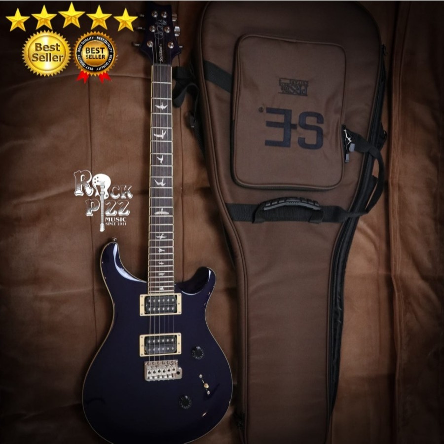 PRS SE STANDARD 24 NEW VIOLIN TOP CARVE TRANSLUCENT BLUE , ELECTRIC