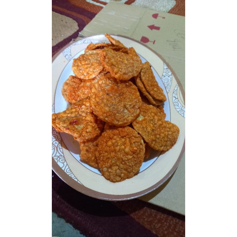 

tempe goreng pedas 200gr