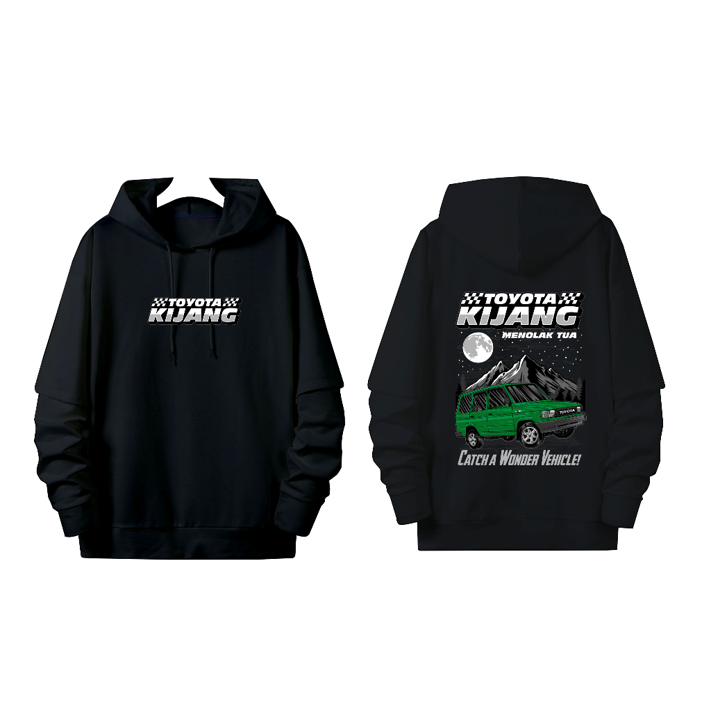 KAOS DAN JAKET HOODIE TOYOTA KIJANG