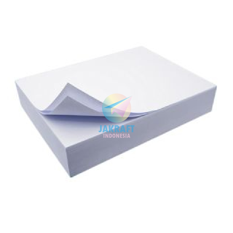 

(500 Lembar) Kertas HVS A5 Tebal 80 Gsm Gram Putih Polos Bahan Pabrik PAPERONE PAPER ONE
