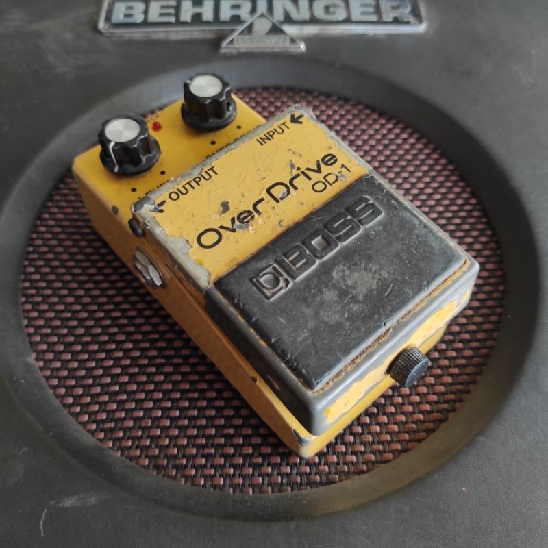 Boss OD 1 Overdrive, Efek Gitar Legendaris, made in Japan, Not Boss OD 3, TS 9