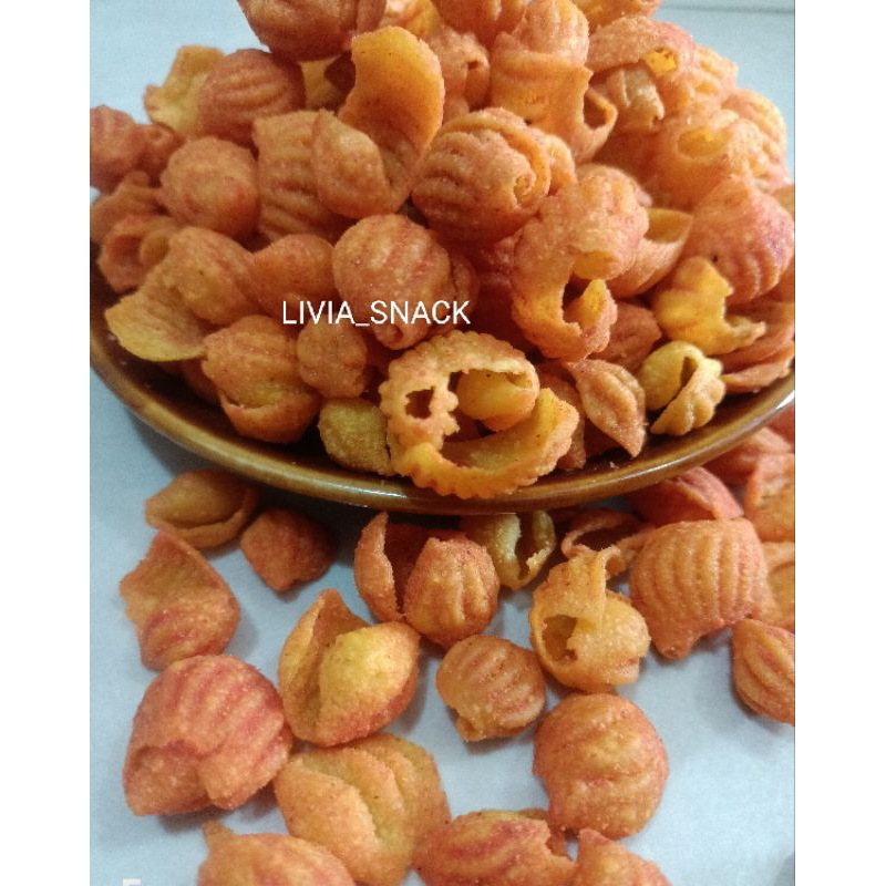 

MAKARONI KERANG PEDAS BALADO 200GR | MAKARONI KEONG | LIVIA_SNACK