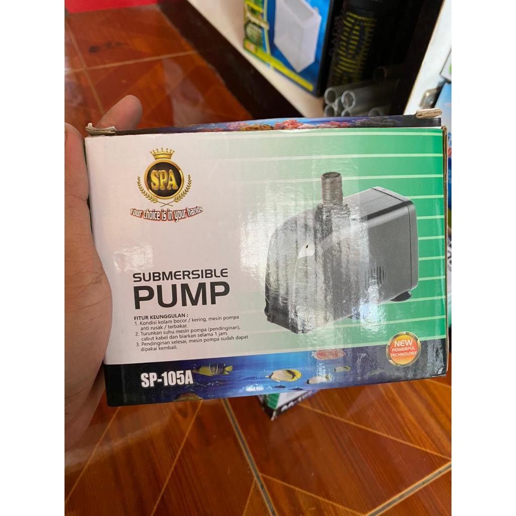SPA 105 - Pompa Air Celup / Submersible Pump Kolam / Aquarium