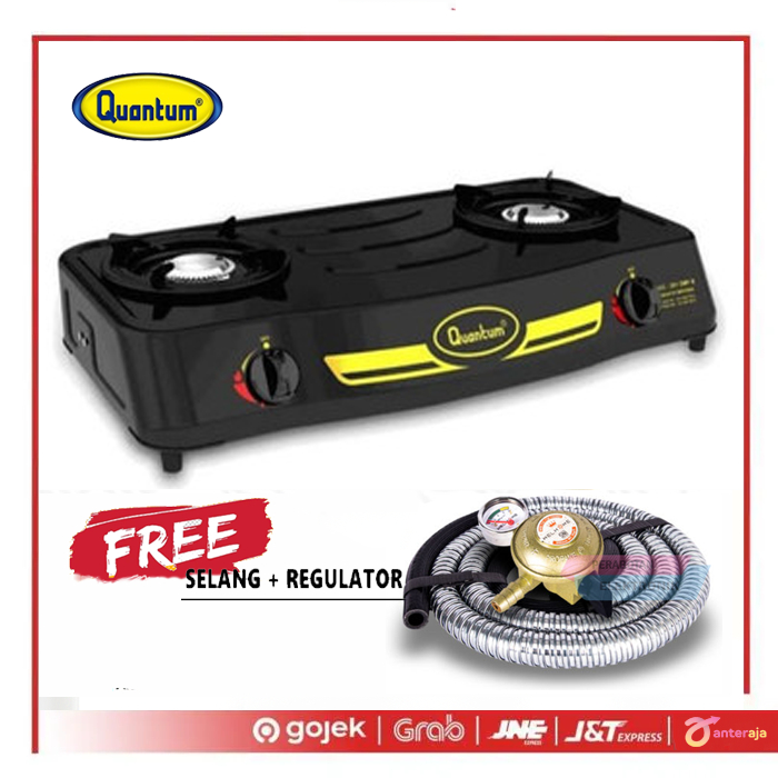Kompor Gas 2 Tungku Quantum QGC 201 DMPB