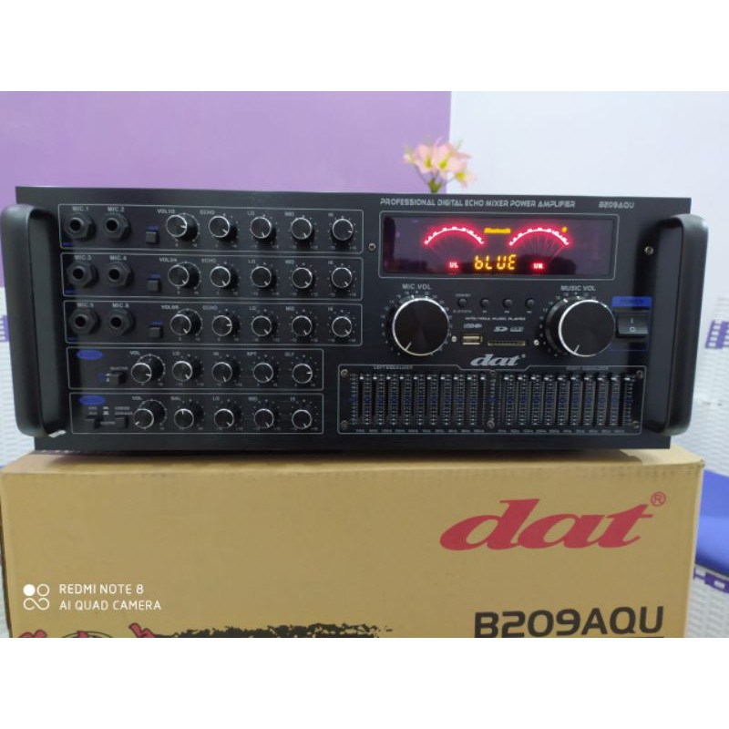 Amplifier Karaoke DAT B209AQU Bluetooth USB Original DAT B209 AQU