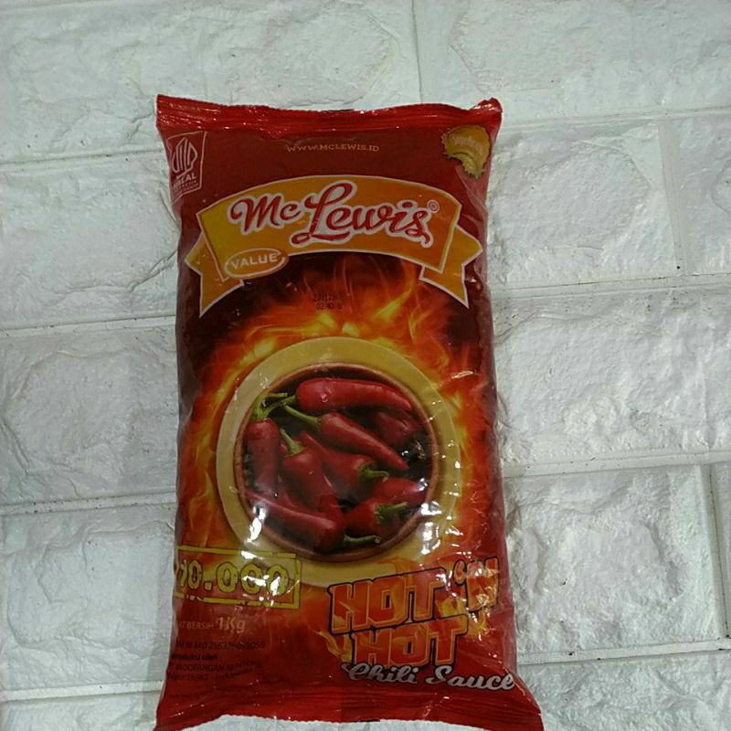 

Mc Lewis Hot'n Hot Chili sauce 1kg