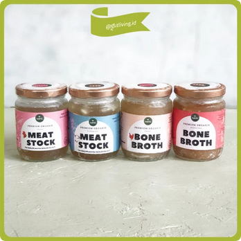 

Bone Broth Meat Stock Nutriti Kaldu MPASI Beef Chicken