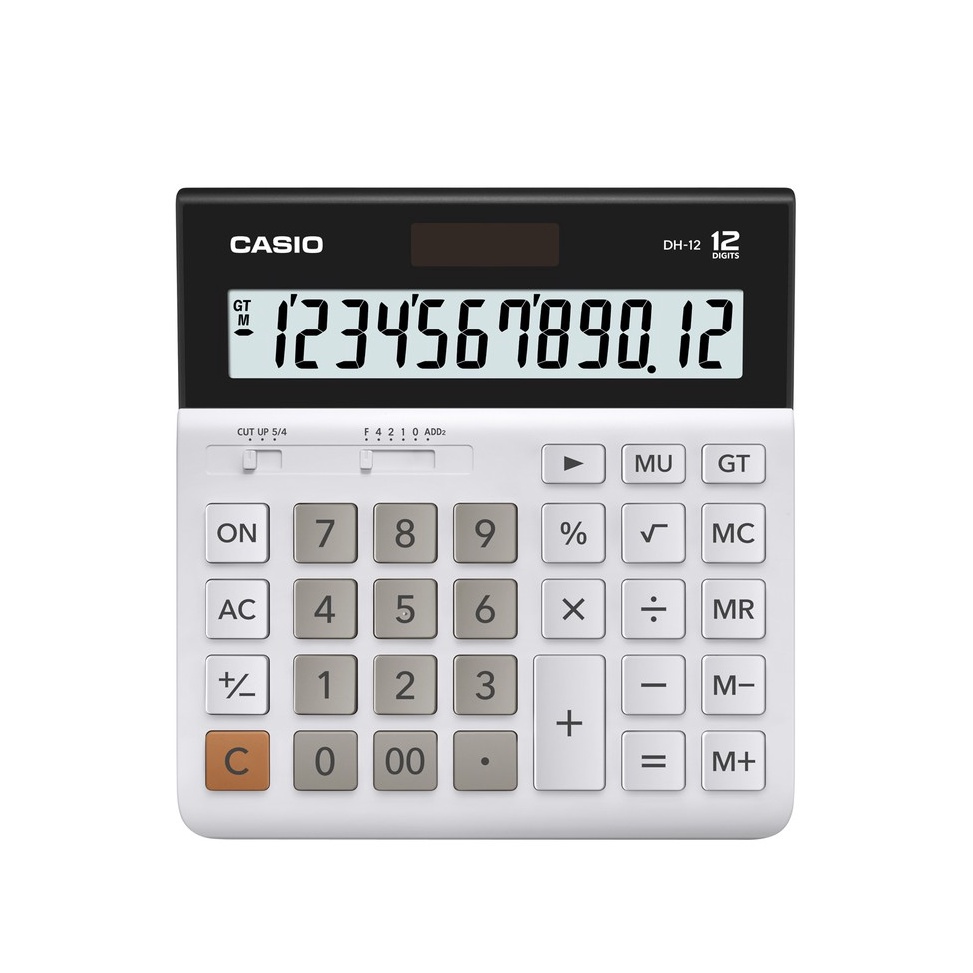 

CASIO KALKULATOR DH12 Putih Kalkulator Kantor 12 digit KODE K8U7