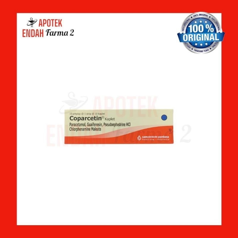 COPARCETIN TABLET PERBOX BATUK PILEK DEMAM