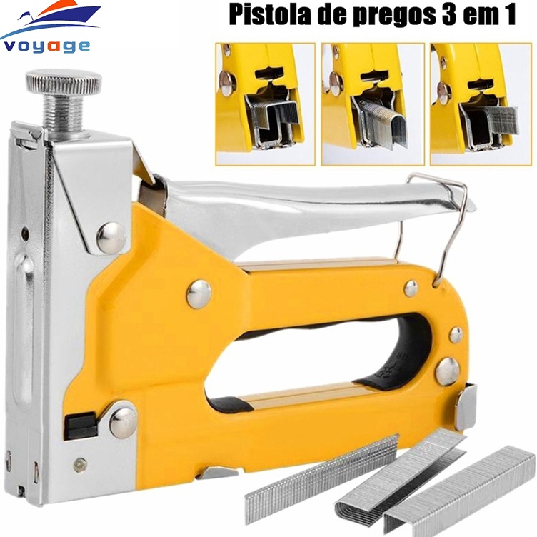 

3 in 1 Staple GunStaples Tembak Chromium molybdenum Bisa 3 Jenis Staples EDL1313 Senjata Kelas IndustriAlat Perkakas KODE K4R5