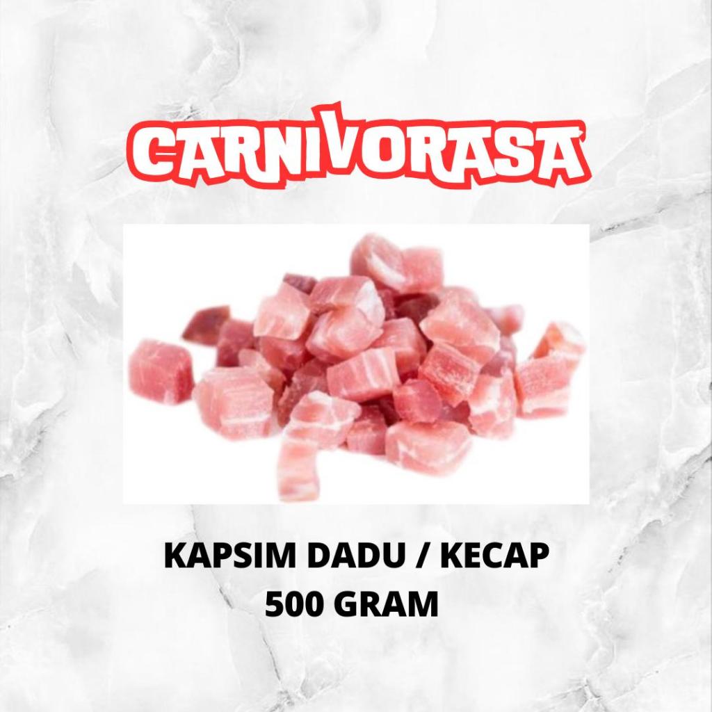 

Daging Babi Bagian Kapsim Potongan Dadu / Pork Shoulder - 500gram
