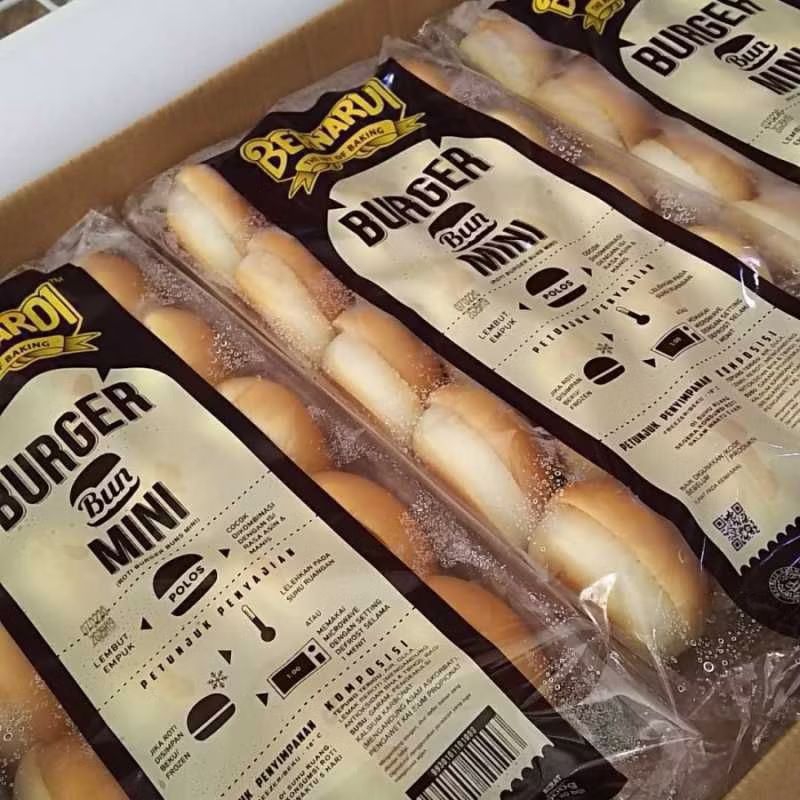 

ROTI BURGER BERNADI MINI POLOS ISI 20PCS /BERNADI BURGER MINI ISI 20PCS