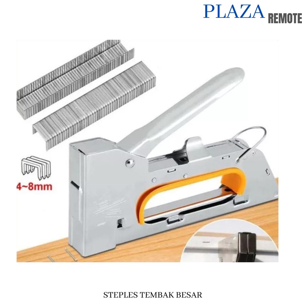 

GUN TACKER STAPLES TEMBAK JOK KULIT MOTOR SOFA 4 6 8 MM KODE C7W2