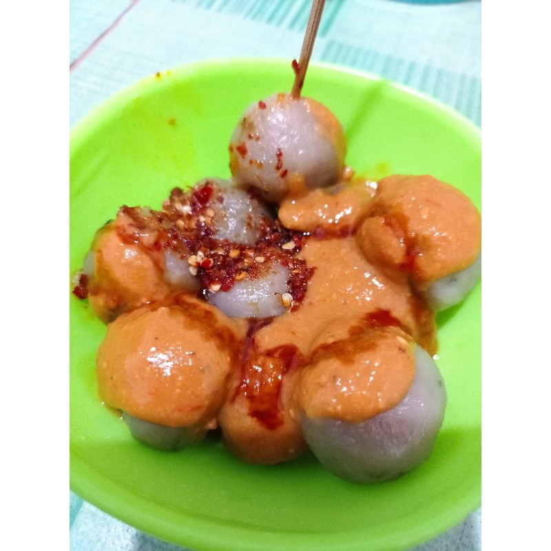 

cilok isi gajih 1 pack isi 22biji