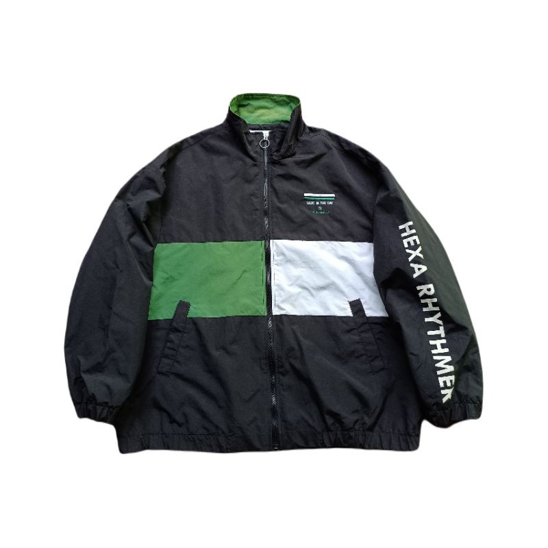 attention windbreaker jacket XL