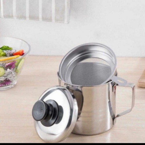 < Sja > Wadah Saringan Minyak / Oil Filter Pot Stainless Steel / Oil Filter Pot Saringan Minyak