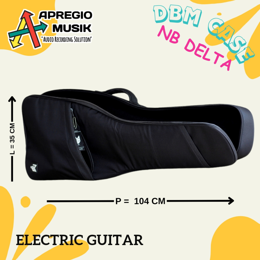 DBM Case NB Delta Softcase Gigbag Electric Tas gitar Elektrik Original