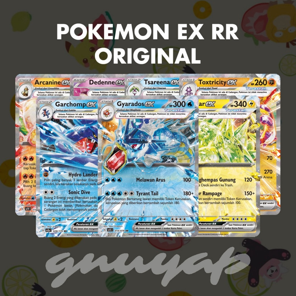 KODE Y34R EX RR pokemon tcg original indonesia kartu card chien pao tyranitar garchomp hoopa froslas