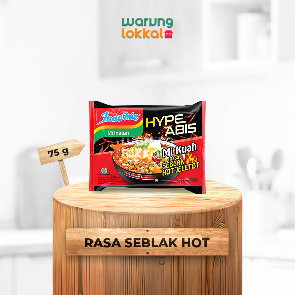 

Indomie Hype Abis Seblak Hot 75g - Warung Lokkal