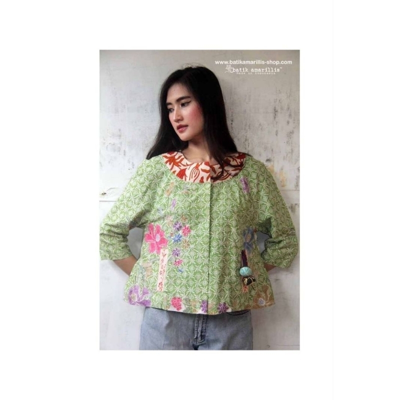 Batik Amarillis joie vivre outer