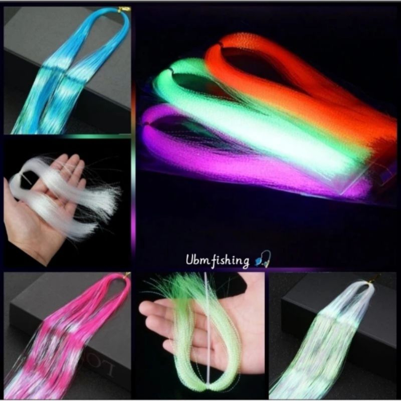 Bulu Mutiara - Bulu Sutra - Bulu Glow In The Dark GID