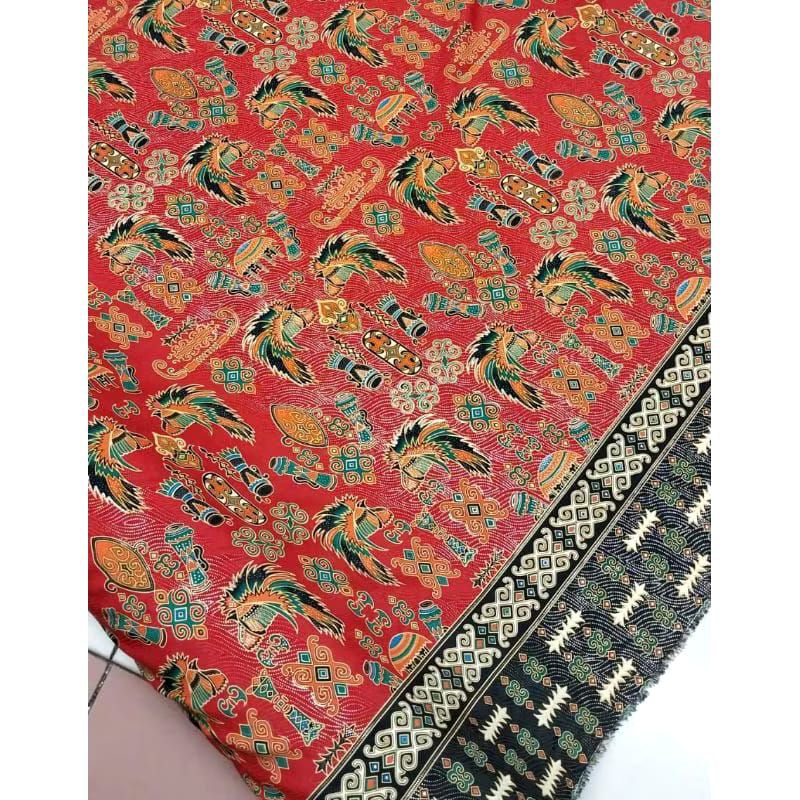 KAIN BATIK PAPUA SEMI SUTRA ll BAHAN BATIK KHAS PAPUA ll BATIK METERAN