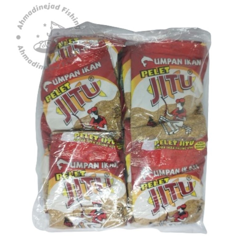 Umpan Pancing Jitu 1 Pack ( isi 20 ) Pelet jitu - Udang (Ebie) jitu - Kinoy Kristal jitu - Kinoy Tel