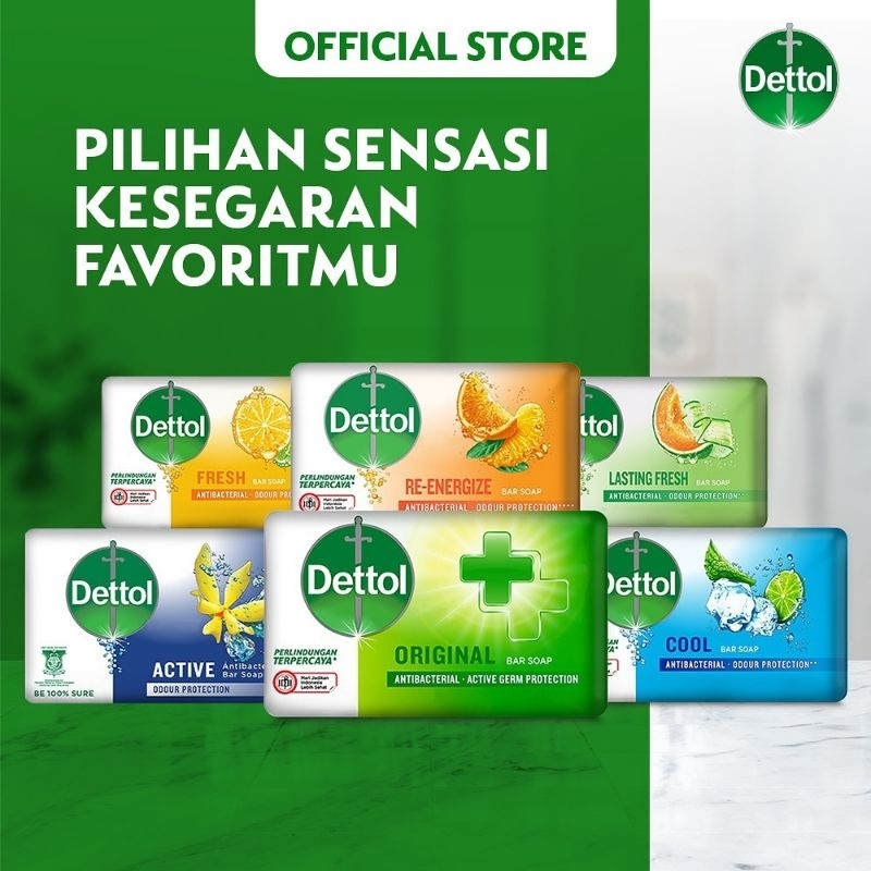 Sabun Dettol 100gr / Sabun batang Dettol 100gr