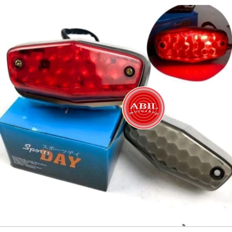 stoplamp bsa cb, cb klasik, gl, c70/lampu belakang cb, gl, c70