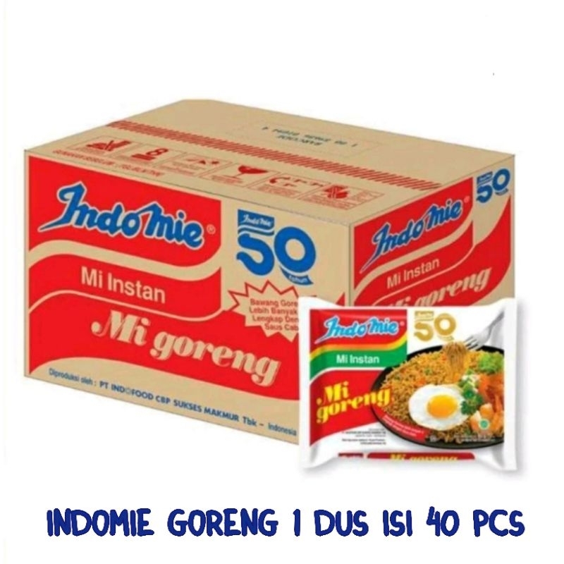 

Indomie Rasa Mi Goreng 1Dus Isi 40 pcs Murah