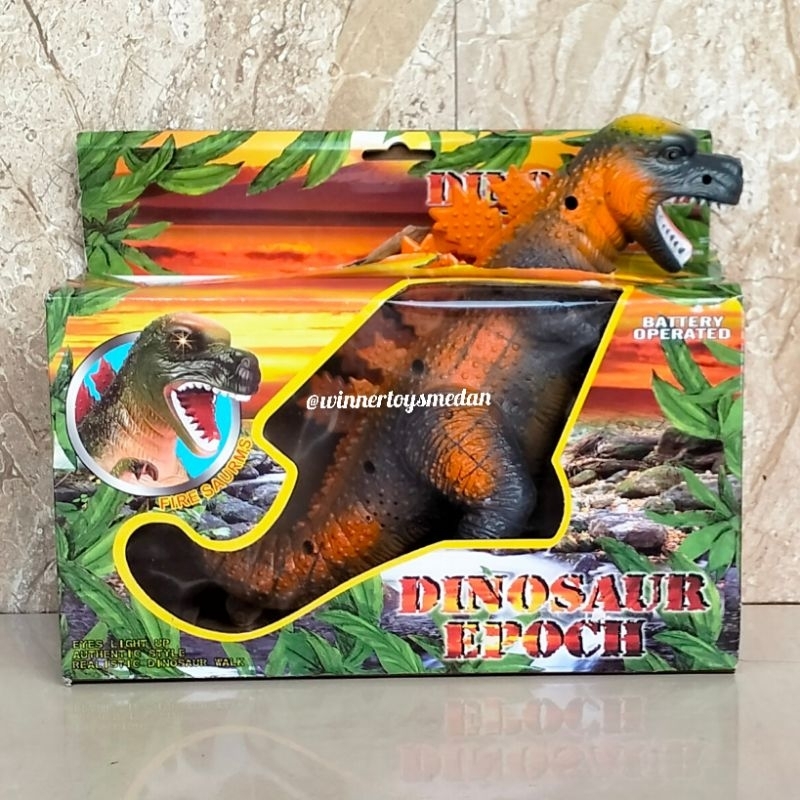 Mainan Dinosaurus Epoch Battery Operated