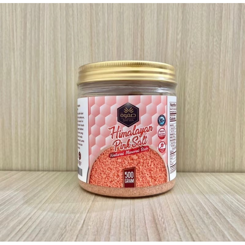 

Safwa Garam Himalaya 500 g Himalayan Pink Salt Himsalt Premium