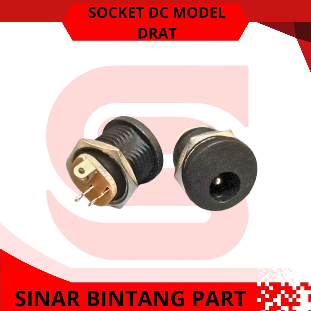 jack power socket dc male female drat bulat -SB99