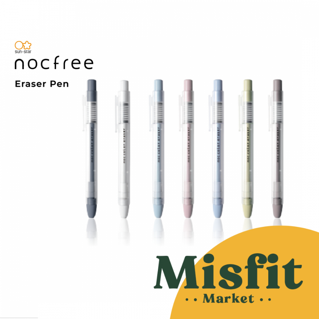 

Sun Star Noc Color Pencil Eraser Pen Penghapus Pensil bentuk Pulpen Refill SunStar