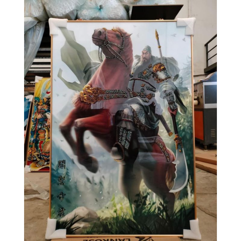 lukisan Porcelain Diamond 5d lukisan kuda