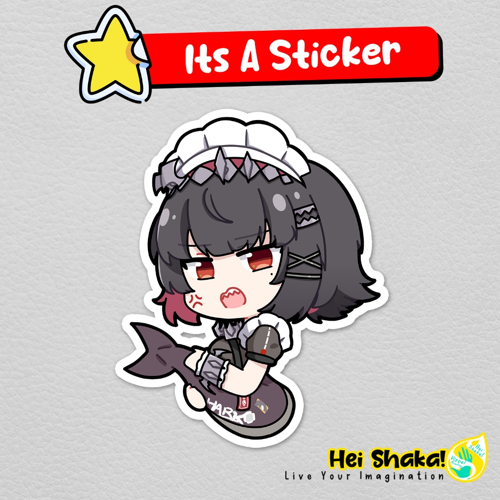 

Stiker ZZZ Zenless Zone Zero Ellen Joe Cute Sticker Gaming Game Vinyl Anti Air