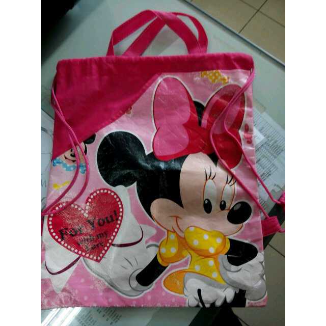 

Tas Souvenir Ultah Ransel Gemblok String Backpack Punggung Custom Desain