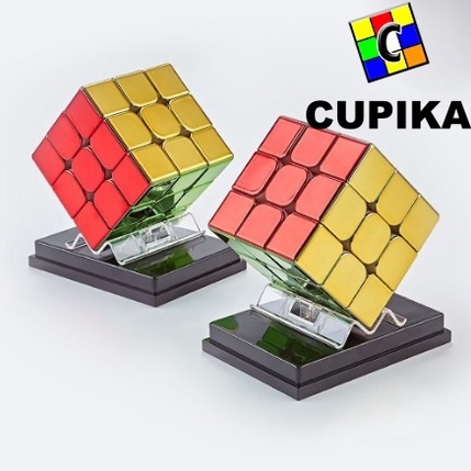 KODE R89Y RUBIK 3x3 CHROME CYCLONE BOYS FEIJUE 3x3x3 ASLI Original
