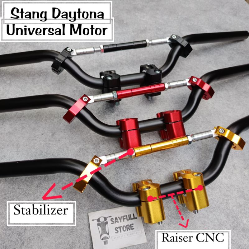 Stang Setang Stir Raiser Peninggi Stabilizer Palang Pnp Semua Motor